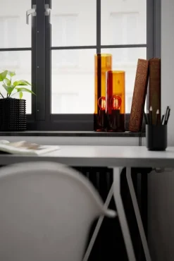 By Rydéns pöytävalaisin Flake 30 cm konjakki*By Rydu00e9ns Online