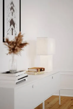 By Rydéns pöytävalaisin iSquare valkoinen*By Rydu00e9ns Sale