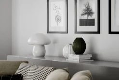 Clearance By Rydu00e9ns By Rydéns pöytävalaisin Mira Mushroom valkoinen