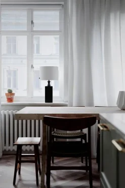 Sale By Rydu00e9ns By Rydéns pöytävalaisin Woody korkea musta/valkoinen