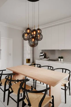 By Rydéns riippuvalaisin Laura 7-os Ø53 cm musta/savunharmaa*By Rydu00e9ns New