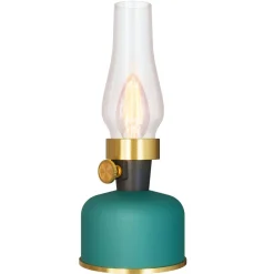 pöytävalaisin Lavinio IP54 ladattava vihreä*Calex Hot