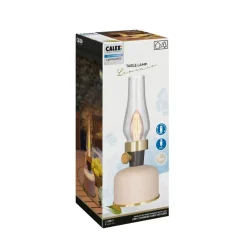 Sale Calex pöytävalaisin Lavinio IP54 ladattava hiekka