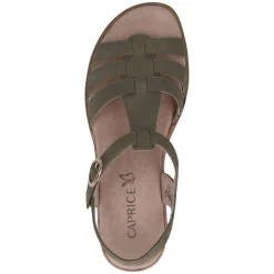 Discount Caprice sandaalit 724 Bernadette 724 Olive nubuc