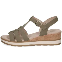Discount Caprice sandaalit 724 Bernadette 724 Olive nubuc