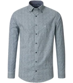 Clearance Casamoda paita 444306400 Casual fit 300 Green Mili