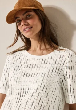 Online Cecil t-paita 323102 13474 Luonnonvalkoinen