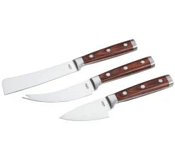 juustoveitsisetti puukahvalla Sardo lahjalaatikossa 3*Cilio Discount