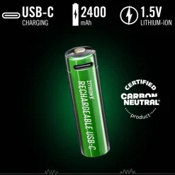 paristo AA USB-C 1.5V 4 kpl sis. latauskaapelin*Coast Discount