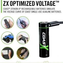 paristo AA USB-C 1.5V 4 kpl sis. latauskaapelin*Coast Discount