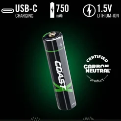 Hot Coast paristo AAA USB-C 1.5V 4 kpl sis. latauskaapelin