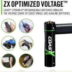 Hot Coast paristo AAA USB-C 1.5V 4 kpl sis. latauskaapelin