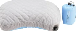 Online Cocoon retkityyny AirCore Hood/Camp Pillow vaaleansininen/harmaa