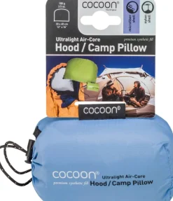 Online Cocoon retkityyny AirCore Hood/Camp Pillow vaaleansininen/harmaa