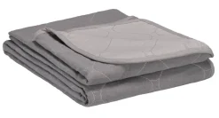 Outlet Create Home Aamu päiväpeite 2-puoleinen 180x260cm harmaa/l.valkoinen