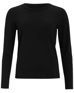 Discount Create merinovilla-aluspaita Aura Musta