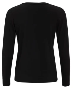 Discount Create merinovilla-aluspaita Aura Musta