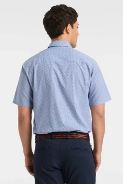 Hot Create paita Patric SS Modern fit BLUE - SININEN