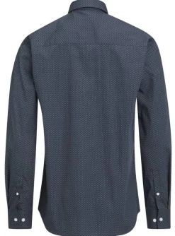 Online Create paita Piero LS Modern fit Navy