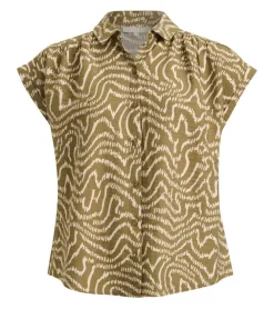 Create pusero Marjut Khaki green / Sand