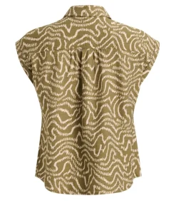 Create pusero Marjut Khaki green / Sand