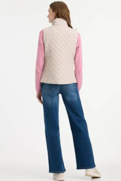 Outlet Create tikkiliivi Senja Vaalea kitti