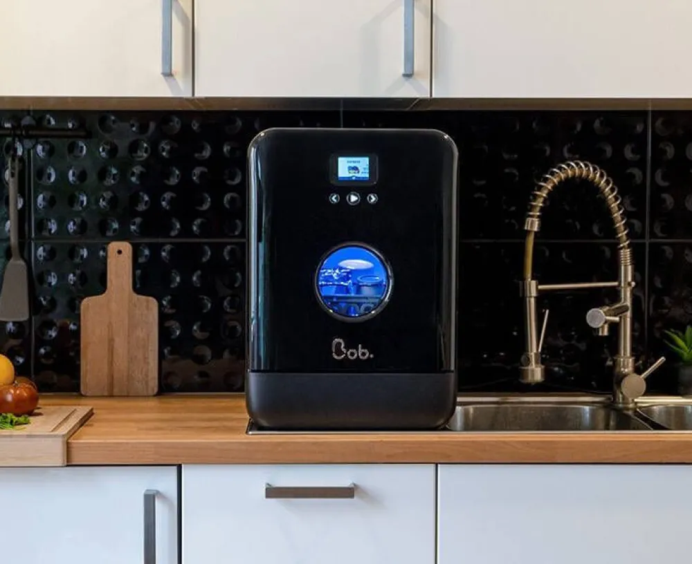 Outlet Daan Tech pöytäastianpesukone Bob musta kiilto