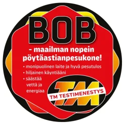 Outlet Daan Tech pöytäastianpesukone Bob musta kiilto