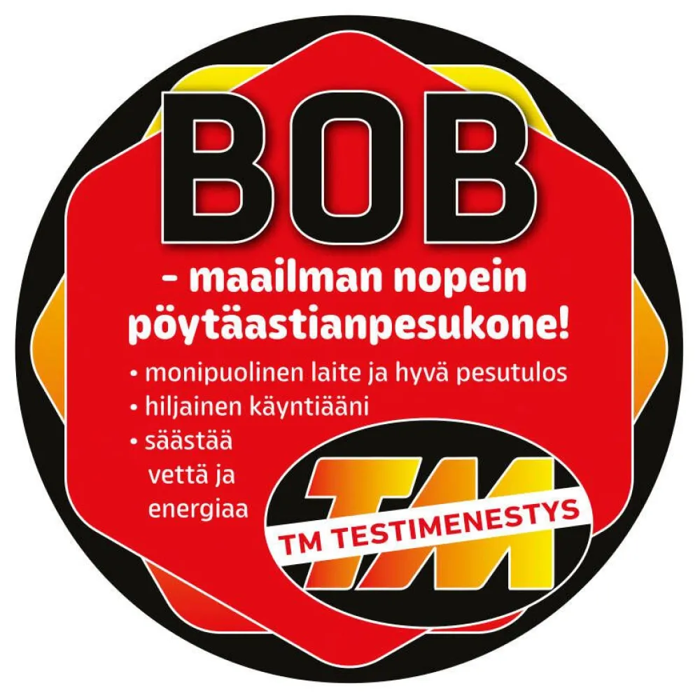 Outlet Daan Tech pöytäastianpesukone Bob musta kiilto