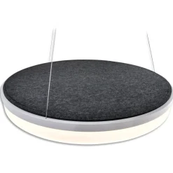 Design by Gru00f6nlund Design by Grönlund Acoustic Circulo 80 kattovalaisin tummanharmaa 3000K