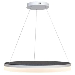 Design by Gru00f6nlund Design by Grönlund Acoustic Circulo 80 kattovalaisin tummanharmaa 3000K