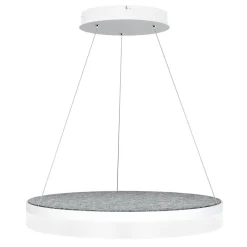 Design by Gru00f6nlund Design by Grönlund Acoustic Circulo 60 kattovalaisin  vaaleanharmaa 4000K