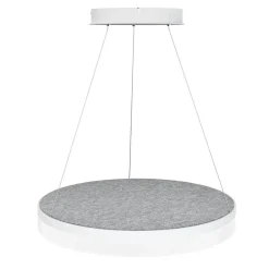 Design by Gru00f6nlund Design by Grönlund Acoustic Circulo 60 kattovalaisin  vaaleanharmaa 4000K