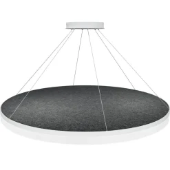 Best Design by Gru00f6nlund Design by Grönlund Acoustic Circulo 120 kattovalaisin tummanharmaa 3000K