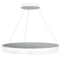 Hot Design by Gru00f6nlund Design by Grönlund Acoustic Circulo 80 kattovalaisin vaaleanharmaa 3000K