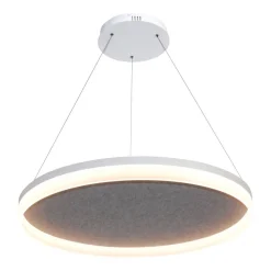 Hot Design by Gru00f6nlund Design by Grönlund Acoustic Circulo 80 kattovalaisin vaaleanharmaa 3000K