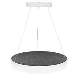 Online Design by Gru00f6nlund Design by Grönlund Acoustic Circulo 60 kattovalaisin tummanharmaa 4000K