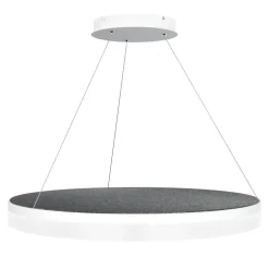 Design by Grönlund Acoustic Circulo 80 kattovalaisin tummanharmaa 4000K*Design by Gru00f6nlund Best