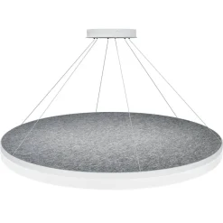 Design by Grönlund Acoustic Circulo 120 kattovalaisin vaaleanharmaa 3000K*Design by Gru00f6nlund Best