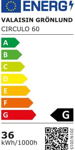 Design by Grönlund Acoustic Circulo 60 kattovalaisin vaaleanharmaa 3000K*Design by Gru00f6nlund New