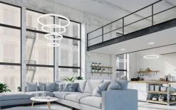 Design by Grönlund LED-kattovalaisin Layer 4 valkoinen*Design by Gru00f6nlund Sale