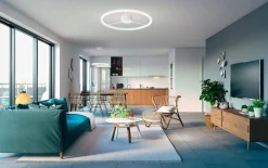 Design by Grönlund LED-plafondi Wheels 80 valkoinen*Design by Gru00f6nlund Hot