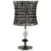 Design by Grönlund pöytävalaisin Black Rose kromi/kirkas/mus*Design by Gru00f6nlund Discount
