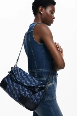 Outlet Desigual denimlaukku 24WAXA38 5008 Denim