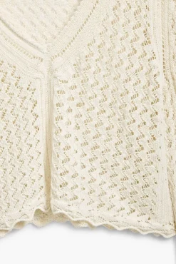 Hot Desigual neule 25SWJF23 1001 Luonnonvalkoinen