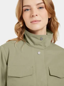 Discount Didriksons takki Aimee 383 Mistel green