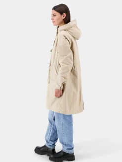 Outlet Didriksons takki Helen w parka 569 Vaalea beige