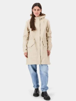 Outlet Didriksons takki Helen w parka 569 Vaalea beige