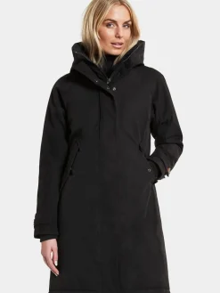 Discount Didriksons takki Luna parka musta 060