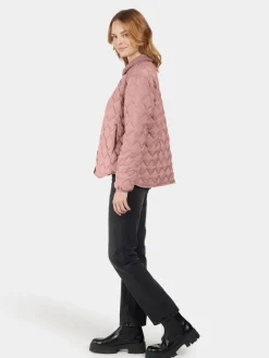 Clearance Didriksons tikkitakki Bim J05 Rosa